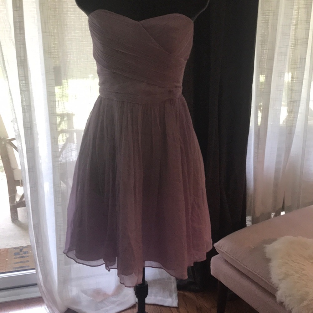 JCrew strapless bridesmaid dress size 0